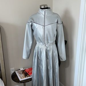 koral metalic silver jacket